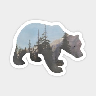 Mountain bear Magnet