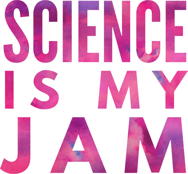 Science Is My Jam Pink Scientist Gift Idea Kids T-Shirt by AstroGearStore