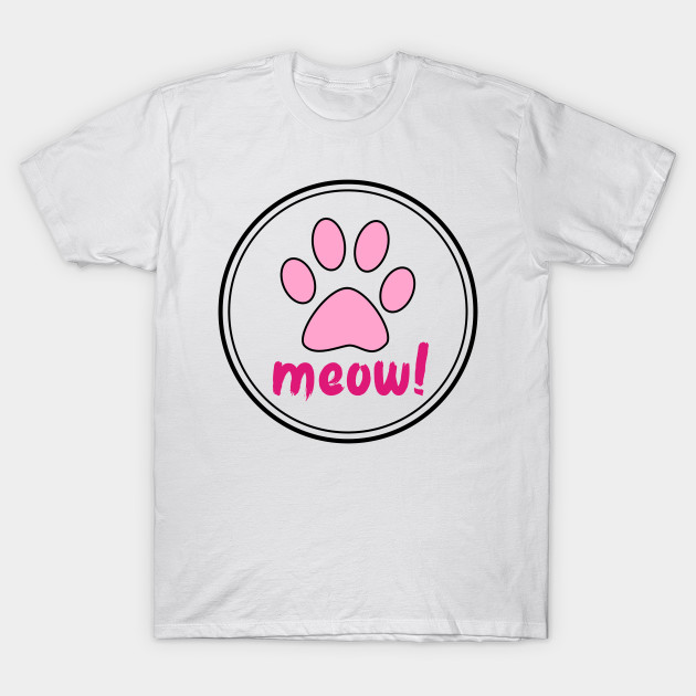 Cat Paw Print Cat Paw Print T Shirt Teepublic
