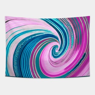 Watercolor Swirl Pattern Tapestry