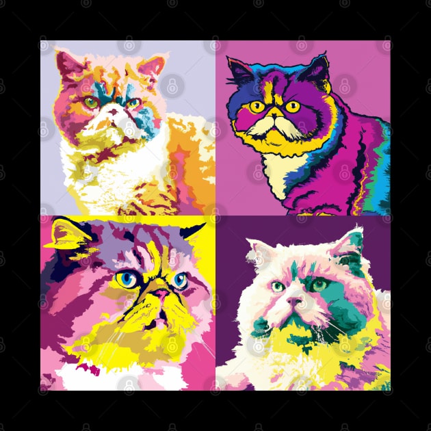 Selkirk Rex Pop Art - Cat Lover Gift by PawPopArt