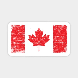 Grunge Canadian flag Magnet