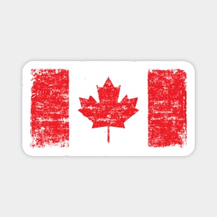 Grunge Canadian flag Magnet