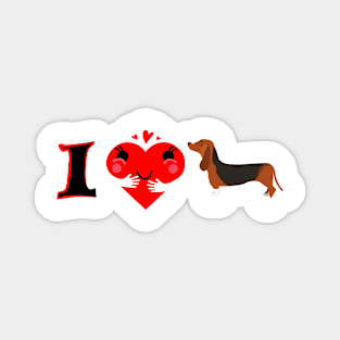 I heart my Dachshund Magnet