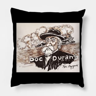 Thomas C. Durant Union Pacific Railroad Doc Durant Pillow