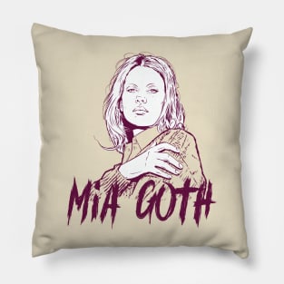 Mia The New Queen of Horror Pillow