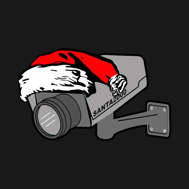 santa cam green (he knows when you are sleeping) by B0red