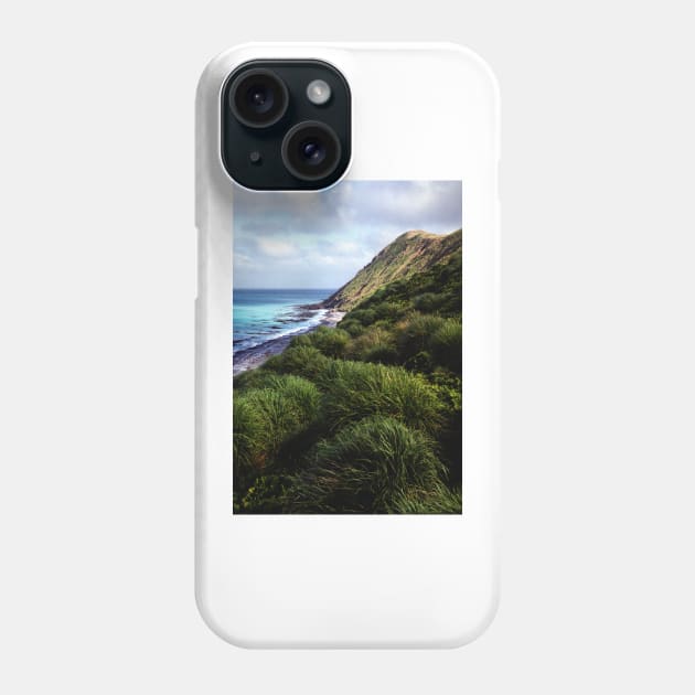 Coastal View, Maquarie Island Phone Case by Carole-Anne