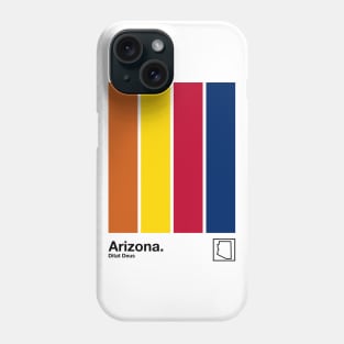 Arizona  // Original Minimalist Artwork Poster Design Phone Case