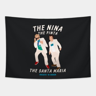 The Nina, The Pinta, The Santa Maria Tapestry