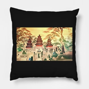 Angkor, temple complex Cambodia, motif 2 Pillow