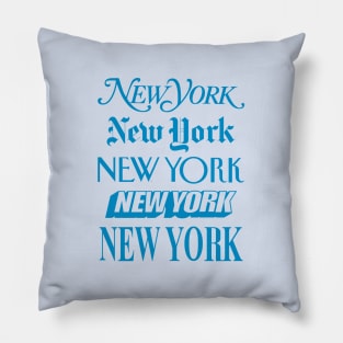 New York New York Pillow