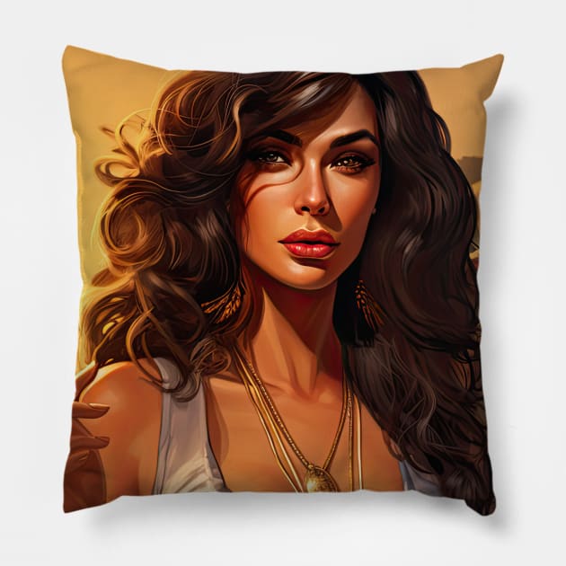 Postcard from Los Santos 10 Pillow by obstinator