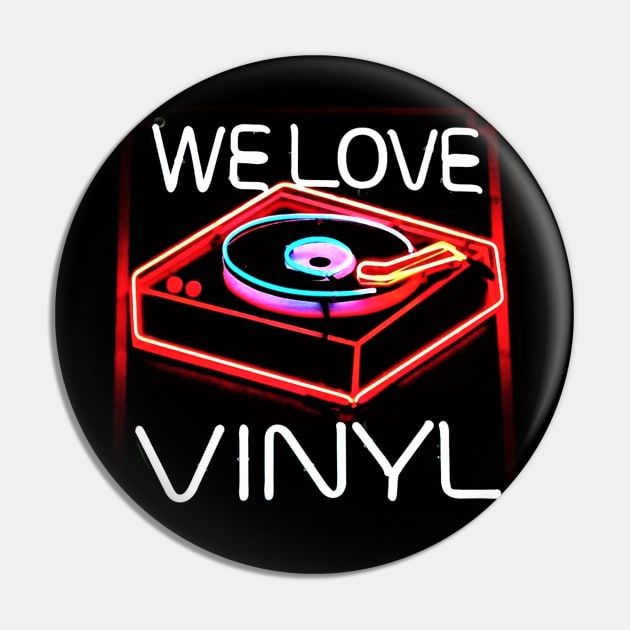 Vinyl records Love 'em Pin by Tom Tom + Co