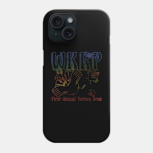 Retro Colors WKRP Turkey Drop Phone Case