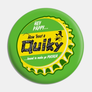 Vintage Quiky Soda Bottlecap Pin