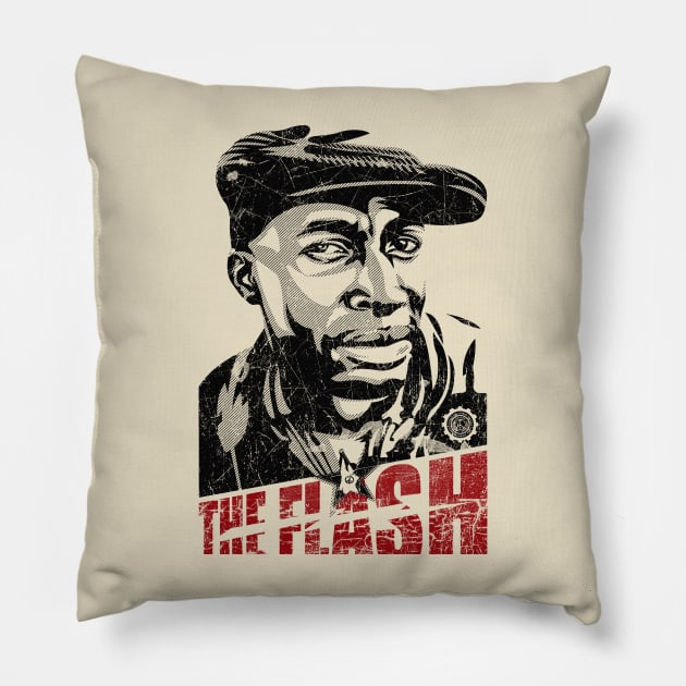 The Flash / Grandmaster Flash Pillow by Clever Alnita