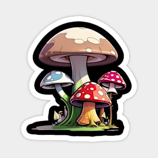 Psychedelic Mushroom vector Magnet