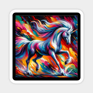 Unicorn Study - Fantasy AI Magnet