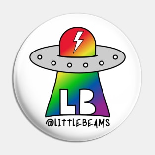 Little Beams Pride Logo w/ Name (smaller font) Pin