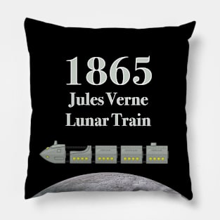 Jules Verne Lunar Train Pillow