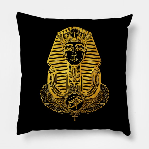 Tutankhamun Golden Pillow by DISOBEY
