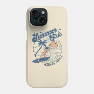 Summer Girls Making Waves Phone Case