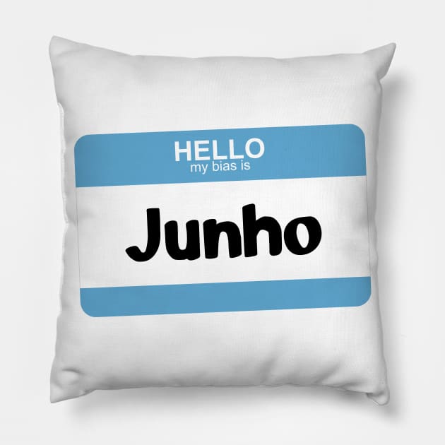 My Bias is Junho Pillow by Silvercrystal