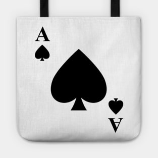 Ace of Spades Playing Card Halloween Costume Tote