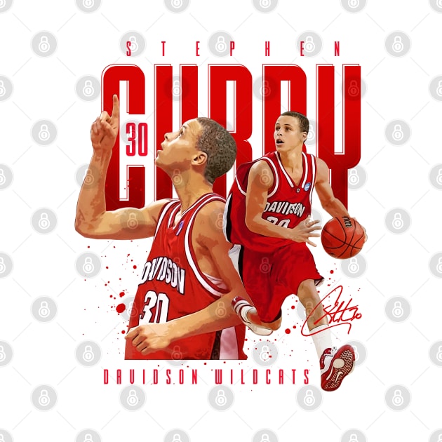 Steph Curry Davidson by Juantamad