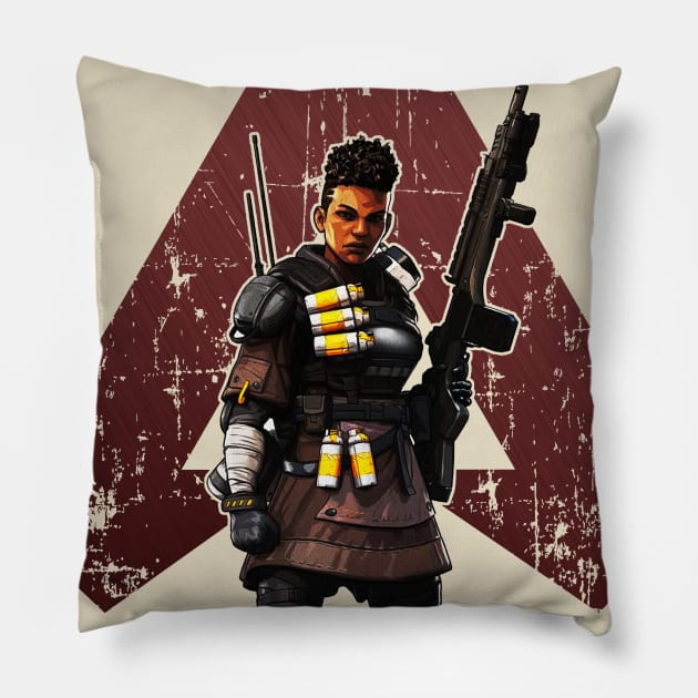 Apex Legends Bangalore Professional Soldier Pillow by Bevatron