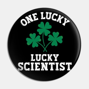 One lucky scientist Pin