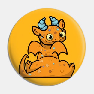 orange smoggy Pin