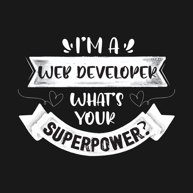 web developer shirt