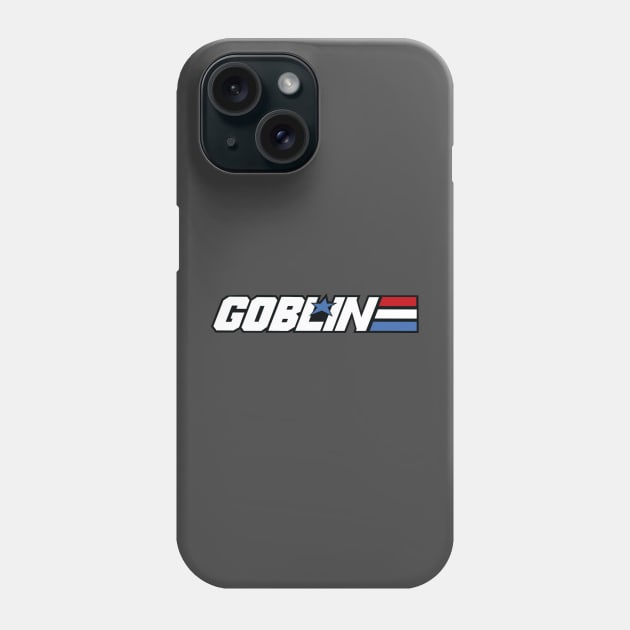 Retro Saturday Morning Cartoon Inspired Goblin Army Logo Phone Case by ArmyOfGoblins