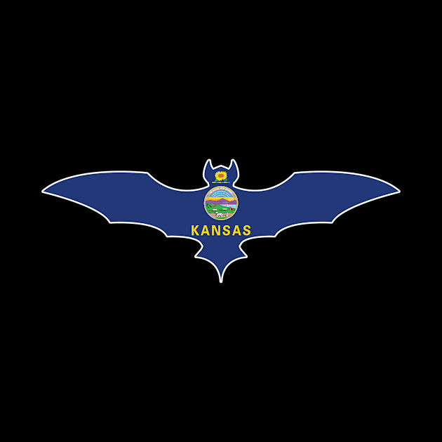 Kansas Bat Flag by Wickedcartoons