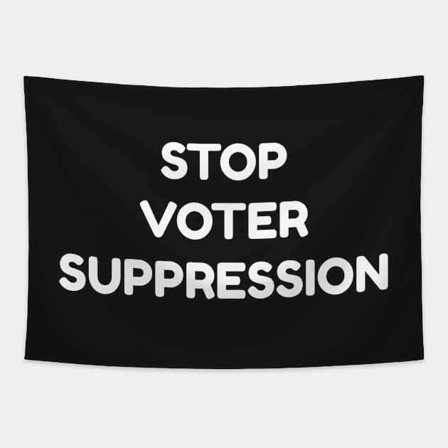 Stop Voter Suppression Georgia Election Law Tapestry by starnish