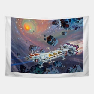 Spaceship 2 Tapestry