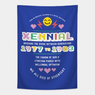 Xennial Color Option Tapestry