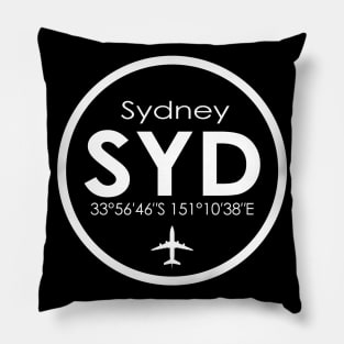 SYD, Sydney Kingsford Smith International Airport Pillow