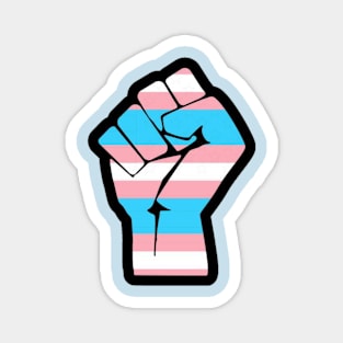 Black Trans Pride Magnet