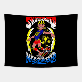 Skateboard Wizard Tapestry