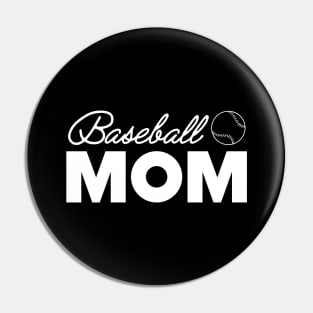 Baseball Mom Pin