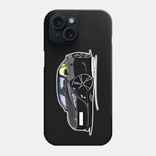 Toyota GT86 Black Phone Case