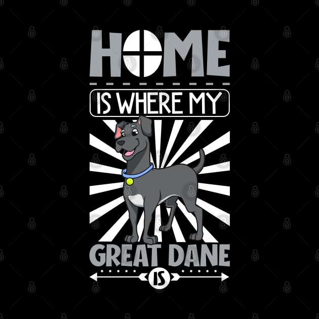 Home is where my Great Dane is - German Mastiff by Modern Medieval Design