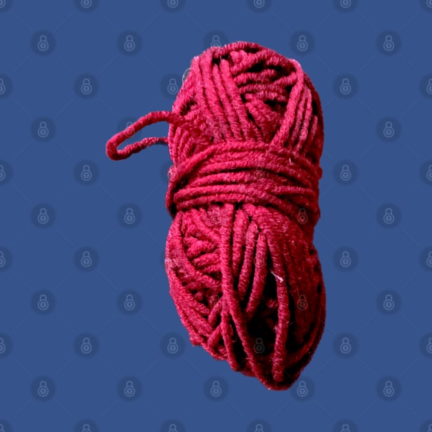 knitting, yarn, pink wool by badlydrawnbabe
