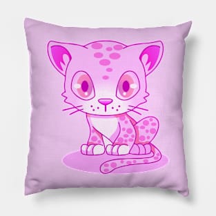 Cute Pink Kitty Pillow