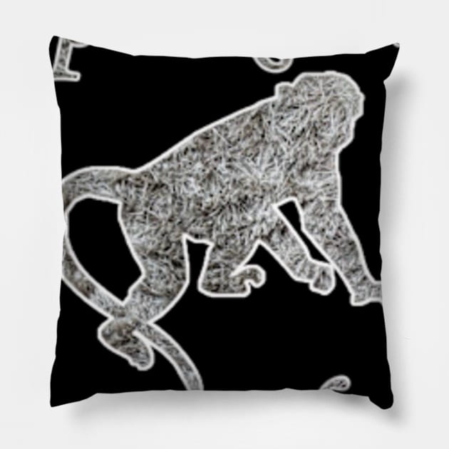 spank the monkey Pillow by graficklisensick666