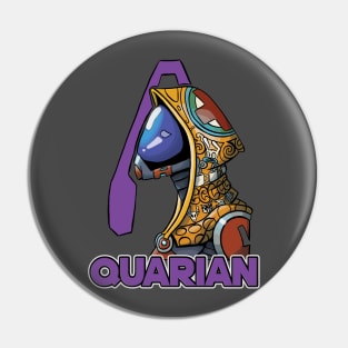 Quarian Bust Pin