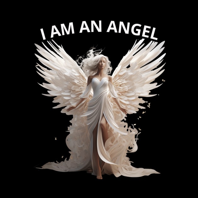 Gifts For Your Loved Ones. I Am An Angel by Joyful Prints